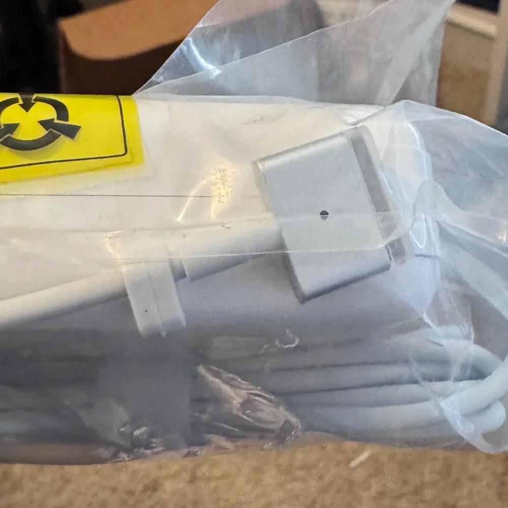 White Power Adapter for Laptops